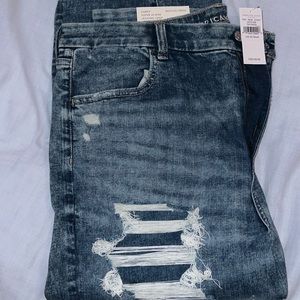 American Eagle Curvy super Hi-Rise jegging crop SHORT